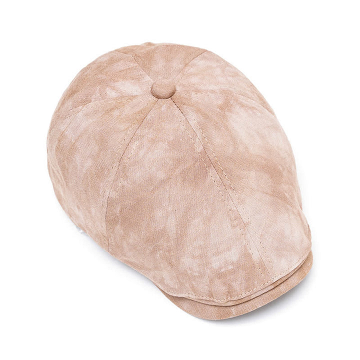 Cappello basco in cotone tie-dye elegante primaverile