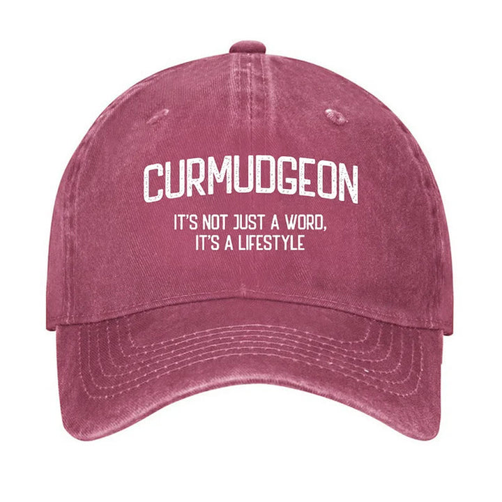 Curmudgeon è un berretto da baseball regolabile per uno stile di vita