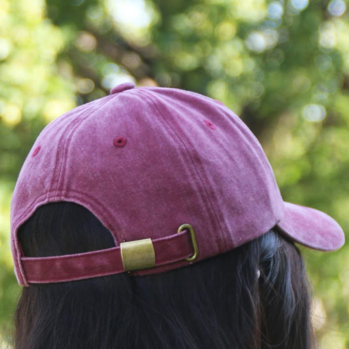 Cappellino da baseball regolabile con stampa di testo personalizzato