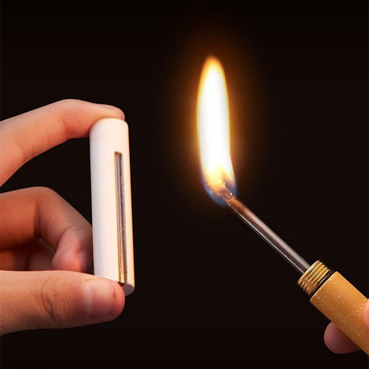 Mini accendino a cherosene creativo a forma di fiammifero a forma di sigaretta