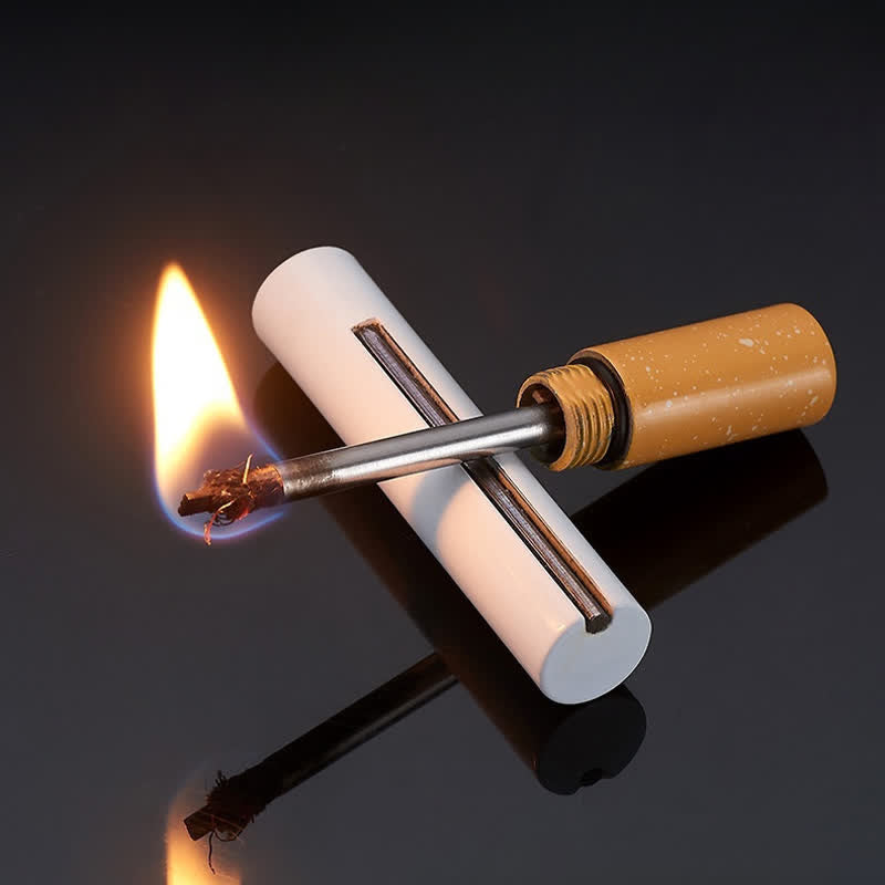 Mini accendino a cherosene creativo a forma di fiammifero a forma di sigaretta