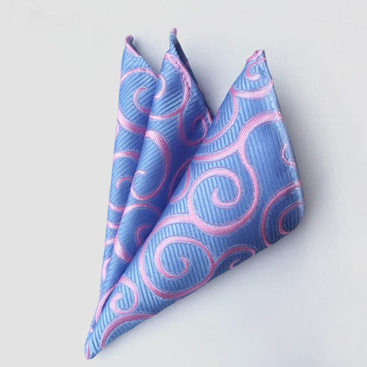 Fazzoletto da taschino da uomo con fiori Paisley colorati