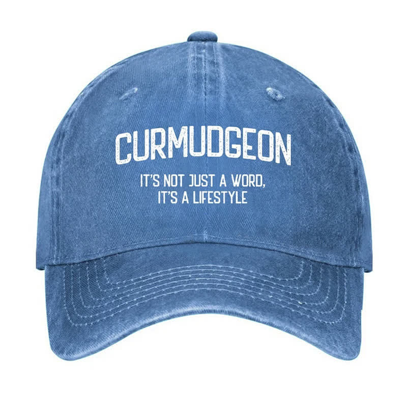 Curmudgeon è un berretto da baseball regolabile per uno stile di vita