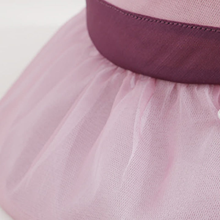 Cappello da sole da donna in seta a tesa larga con motivo floreale decorato con perle