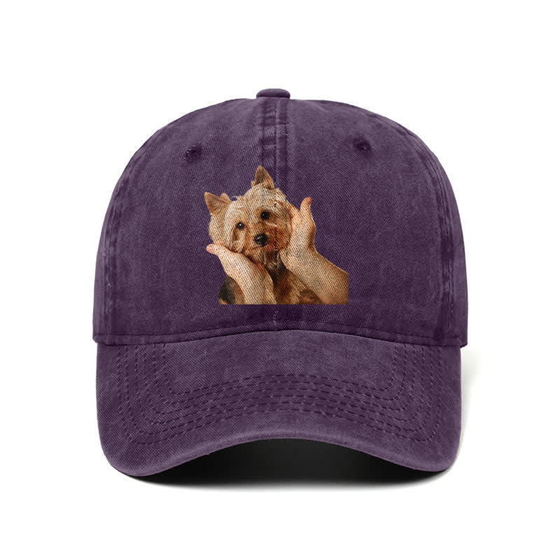 Cappellino da baseball regolabile per amanti dei cani Yorkshire Terrier