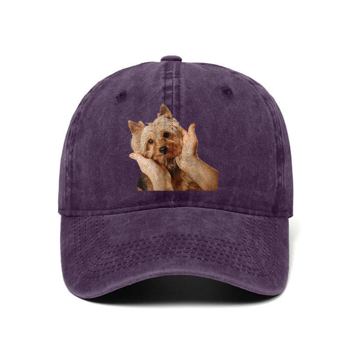 Cappellino da baseball regolabile per amanti dei cani Yorkshire Terrier