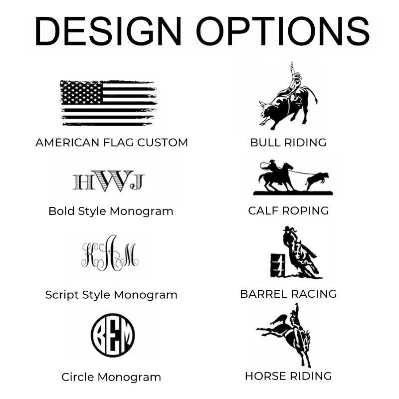 Cintura rettangolare in pelle fai da te bicolore con fibbia grande per equitazione - image 2