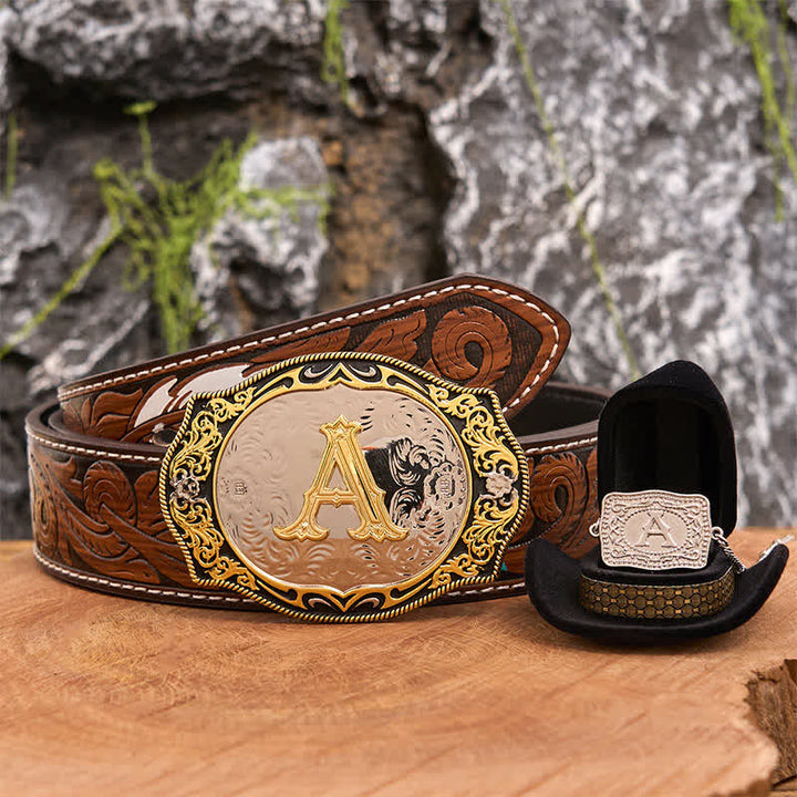 Set di collana in argento con fibbia per cintura fai da te con iniziale in oro e nero - Fascio - Cintura di piume marroni - 40 - image 8