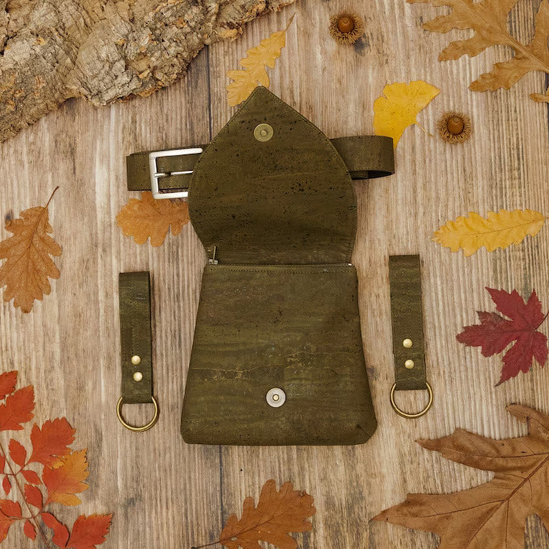 Borsa da cintura vichinga da donna a forma di foglia retrò di Halloween - image 8