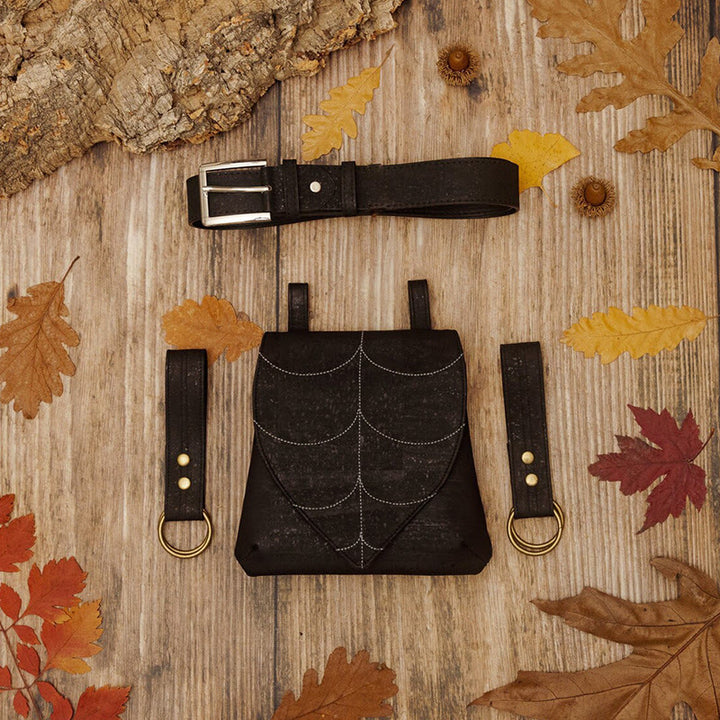 Borsa da cintura vichinga da donna a forma di foglia retrò di Halloween - image 9