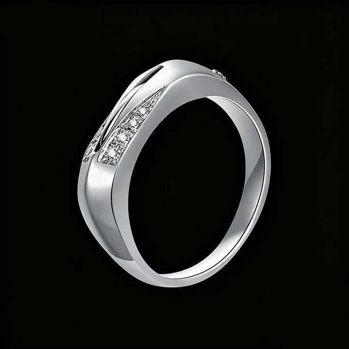 Coltello nascosto per autodifesa alla moda con anello tempestato di diamanti - Argento - #8 - image 2