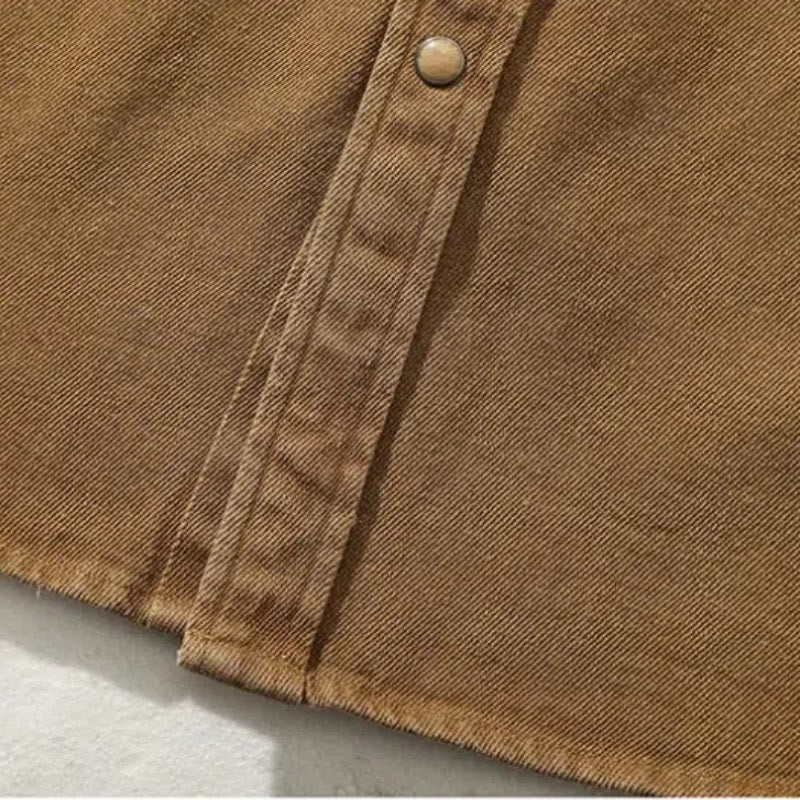 Camicia da cowboy western con ricamo di note musicali di chitarra vintage - image 5