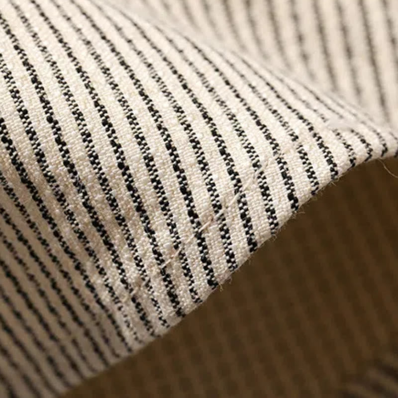 Camicia da cowboy western vintage a righe beige - image 6