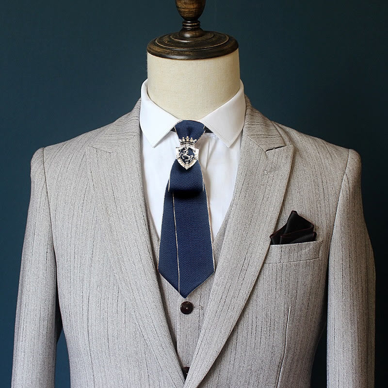 Cravatta unisex pre-annodata con fascia regolabile Shield Horse - image 1