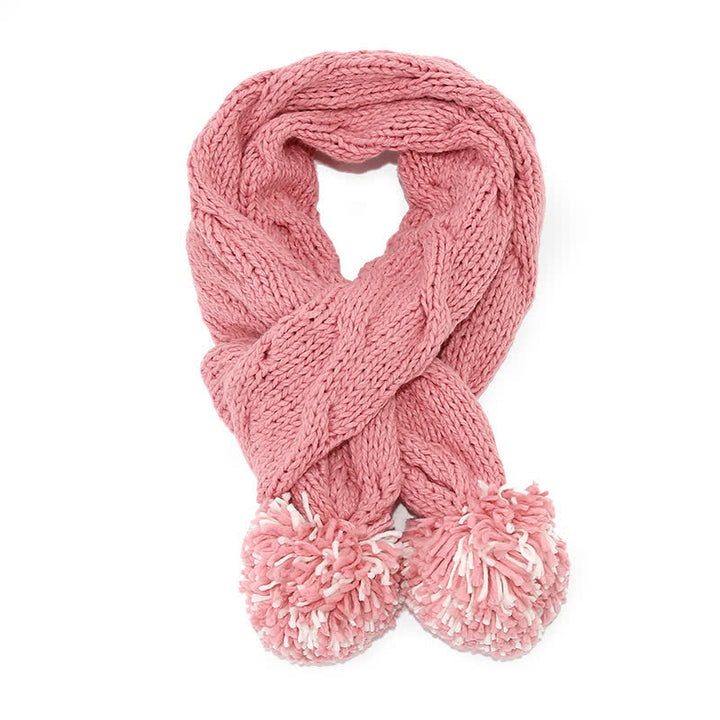 Set di 3 cappelli, sciarpe, guanti e pompon con design a torsione - image 16