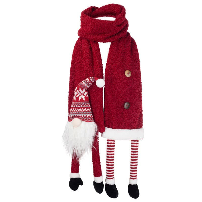 Sciarpa invernale rossa di Babbo Natale creativo - image 2