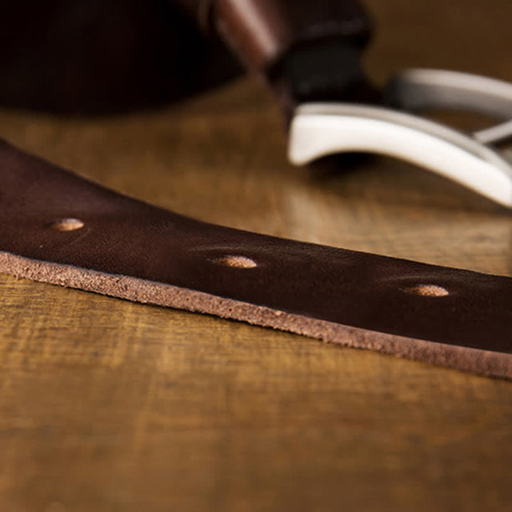 Cintura in pelle personalizzata originale da uomo