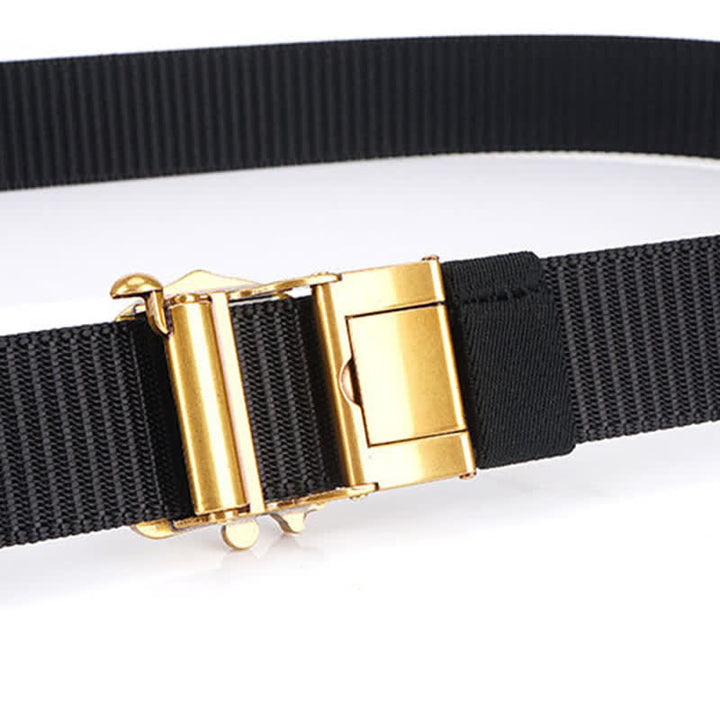 Cintura in nylon con ancora e aquila da uomo