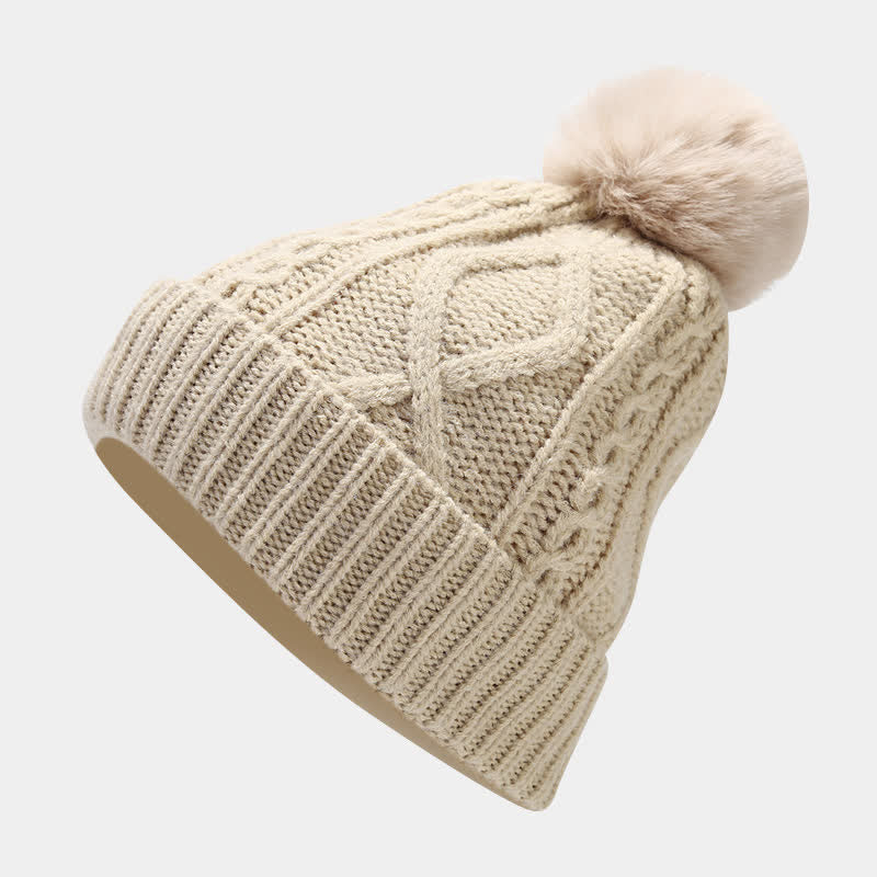 Set di 3 guanti senza dita con sciarpa e cappello lavorati a maglia da donna
