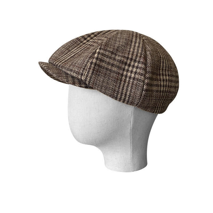 Berretto ottagonale a quadri Ivy Gentlemen