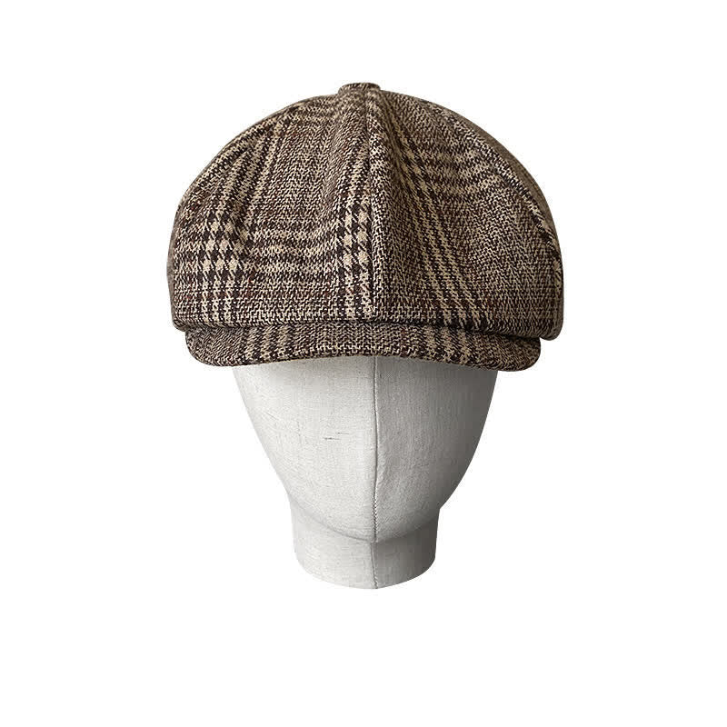 Berretto ottagonale a quadri Ivy Gentlemen