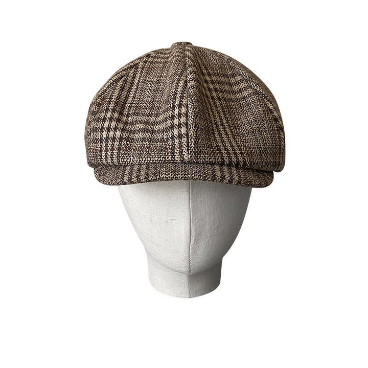 Berretto ottagonale a quadri Ivy Gentlemen