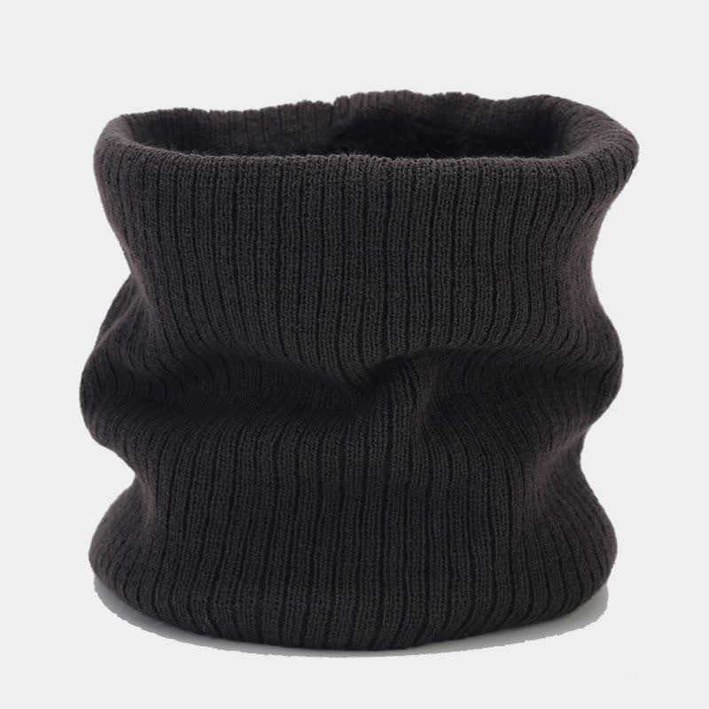 Set di 3 cappelli, sciarpe e guanti in twill tinta unita unisex
