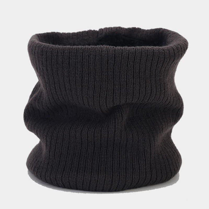 Set di 3 cappelli, sciarpe e guanti in twill tinta unita unisex