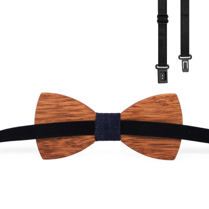 Papillon in legno Begonia Vintage da uomo