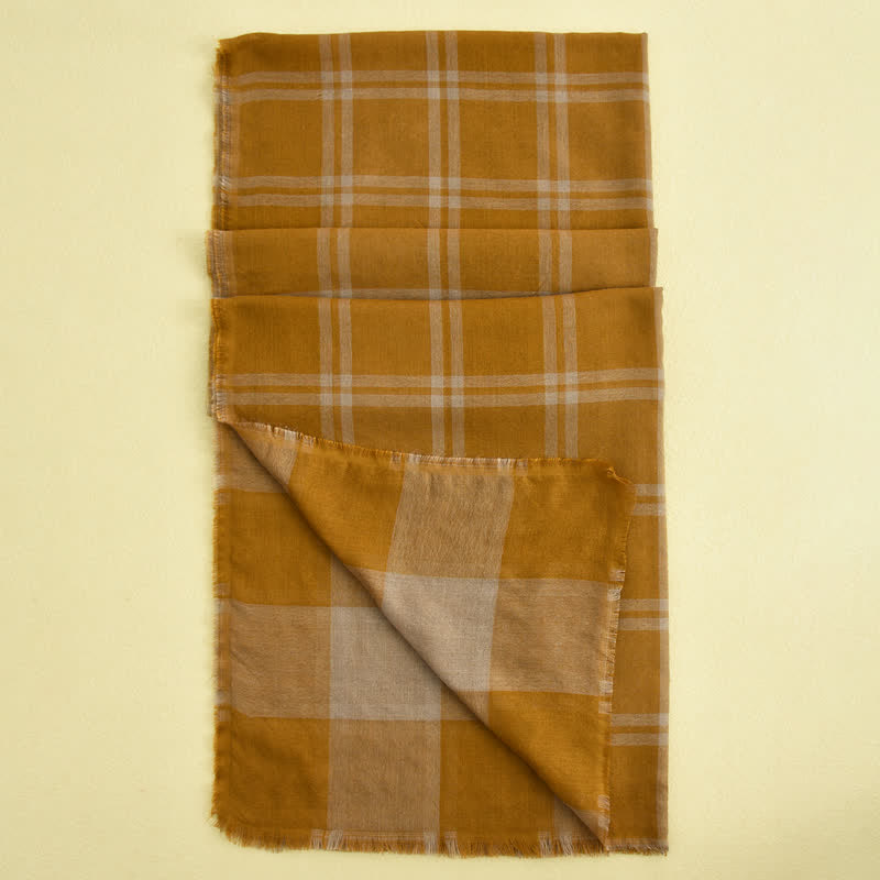 Sciarpa scozzese casual in stile britannico da uomo