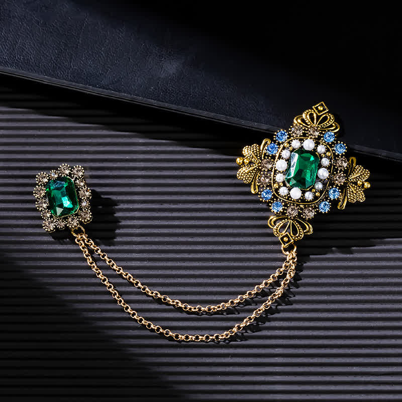 Spilla a catena da palazzo barocco da donna