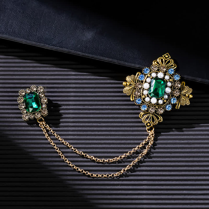 Spilla a catena da palazzo barocco da donna