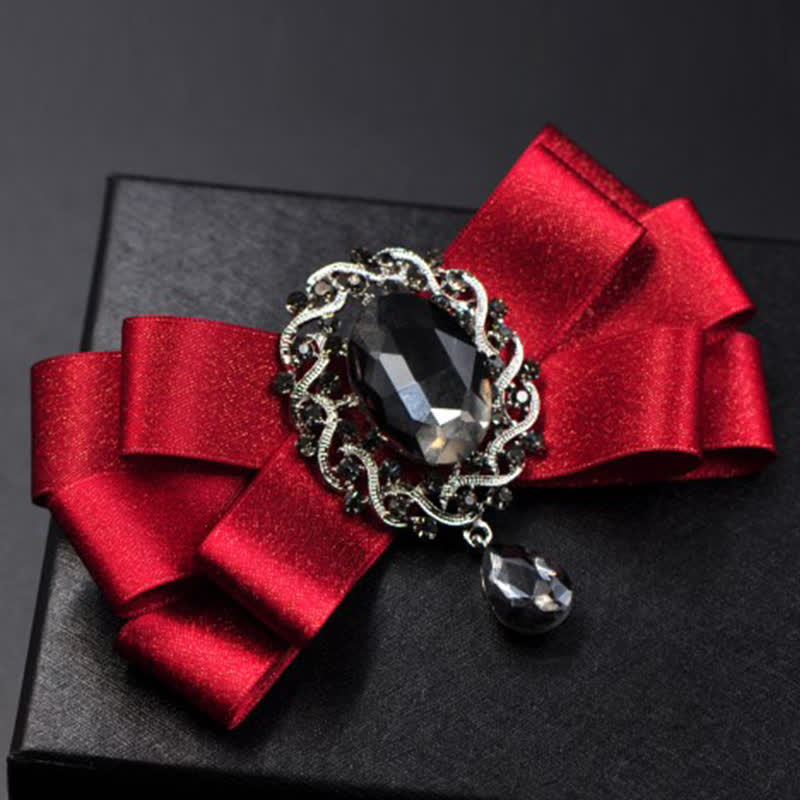 Set di 3 papillon colorati con strass neri