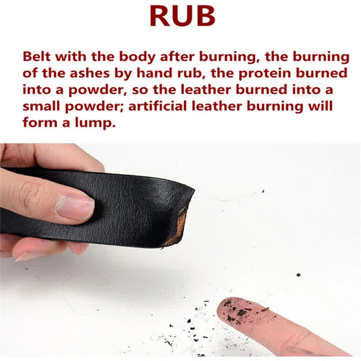 Cintura in pelle da motociclista punk da uomo