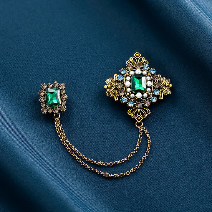 Spilla a catena da palazzo barocco da donna