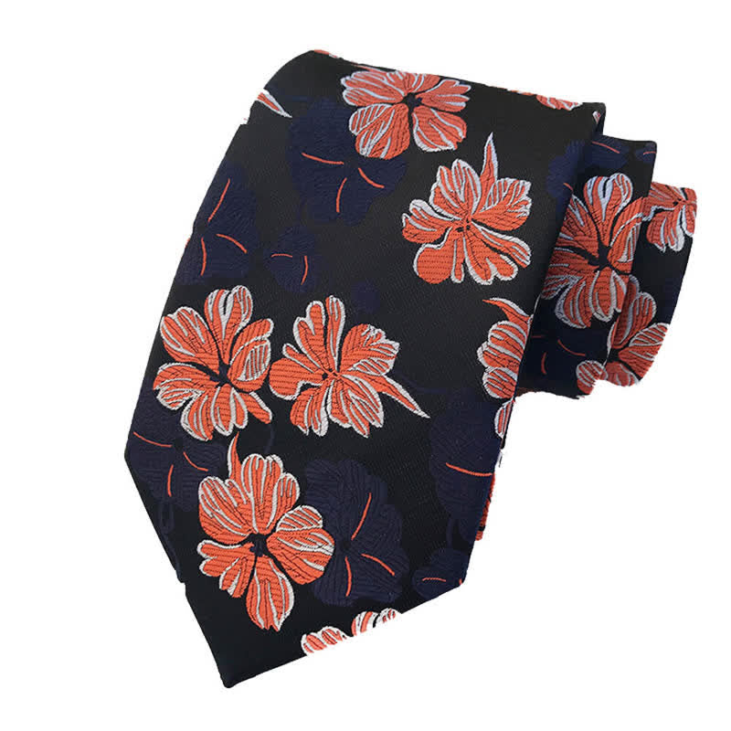 Set di 3 cravatte floreali da uomo con motivo a margherita