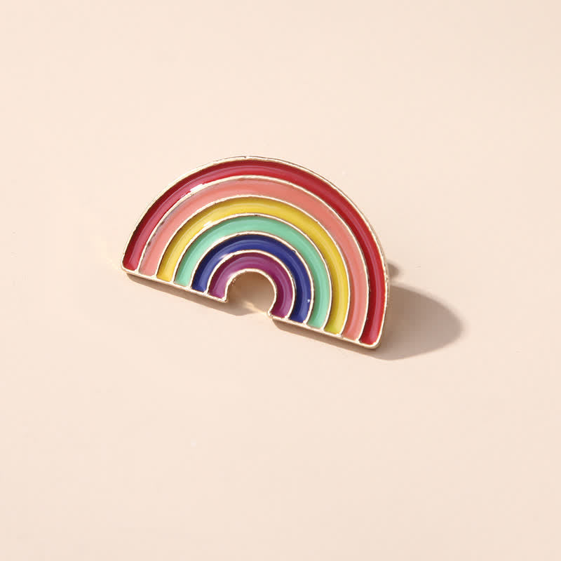 Spilla 4 pezzi Love Is Love Rainbow Flag Pride