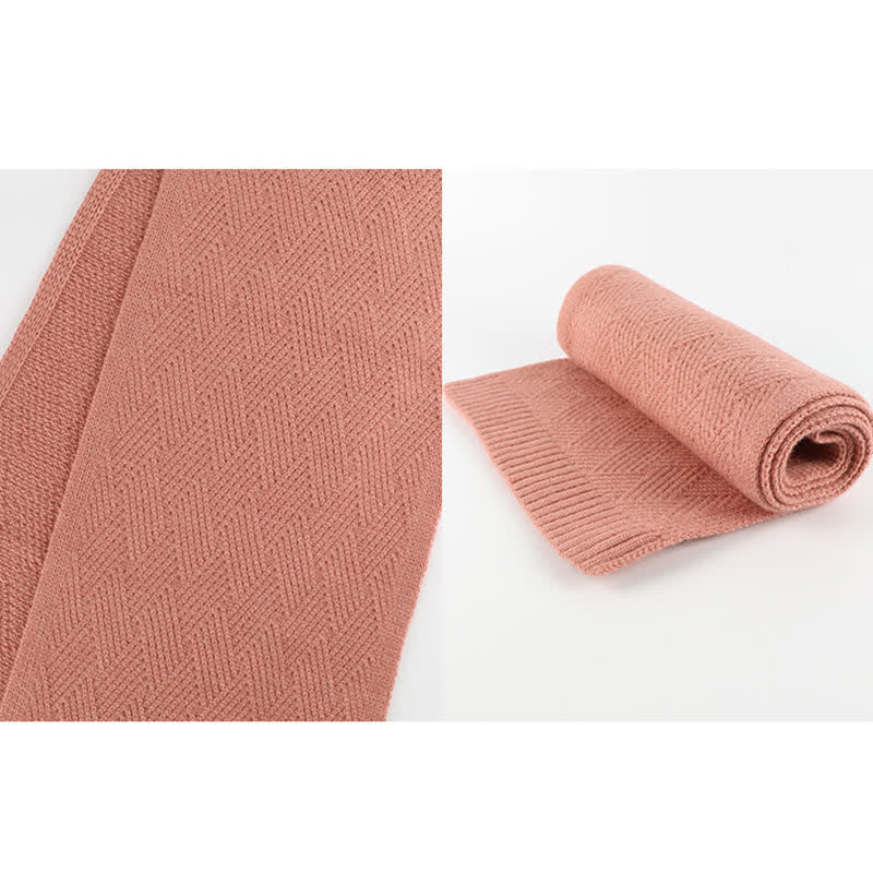 Set 3 pezzi da donna pompon cappello sciarpa guanti touchscreen set