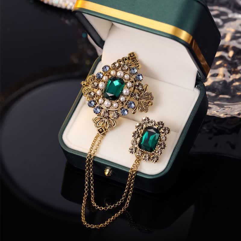 Spilla a catena da palazzo barocco da donna