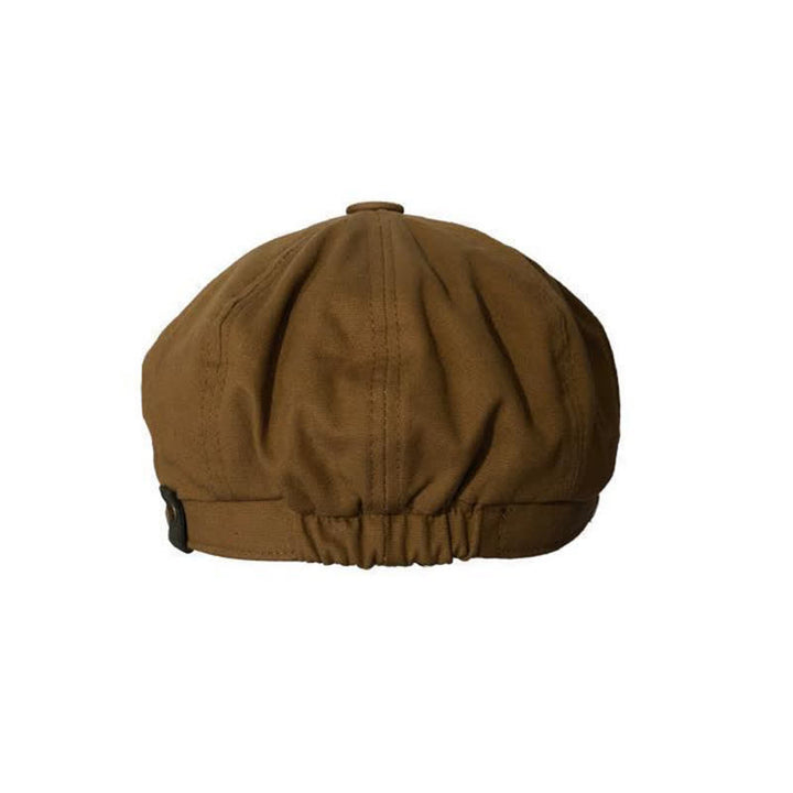 Berretto ottagonale in cotone stile newsboy britannico