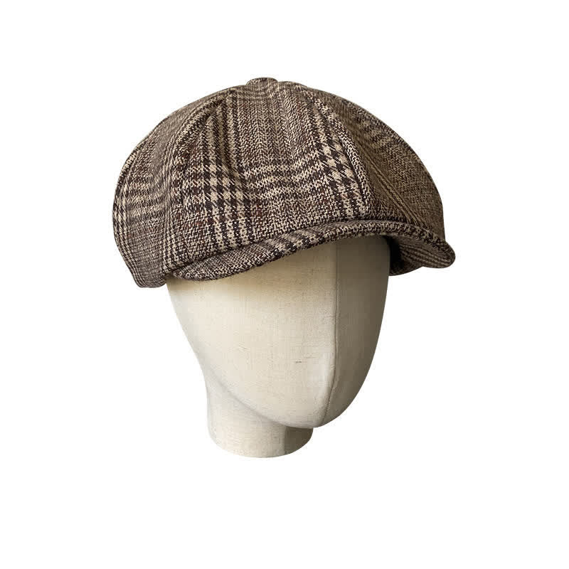 Berretto ottagonale a quadri Ivy Gentlemen