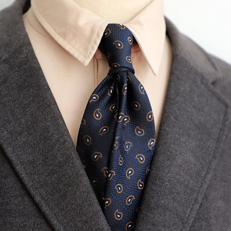 Cravatta classica elegante floreale da uomo - Marina Militare - image 7