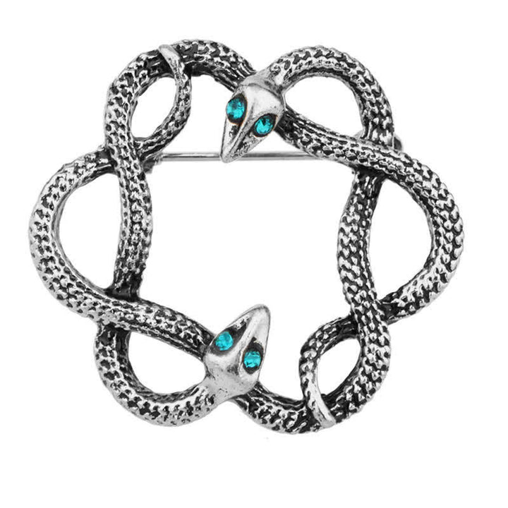 Spilla da uomo a forma di serpente Cobra Creep Bending