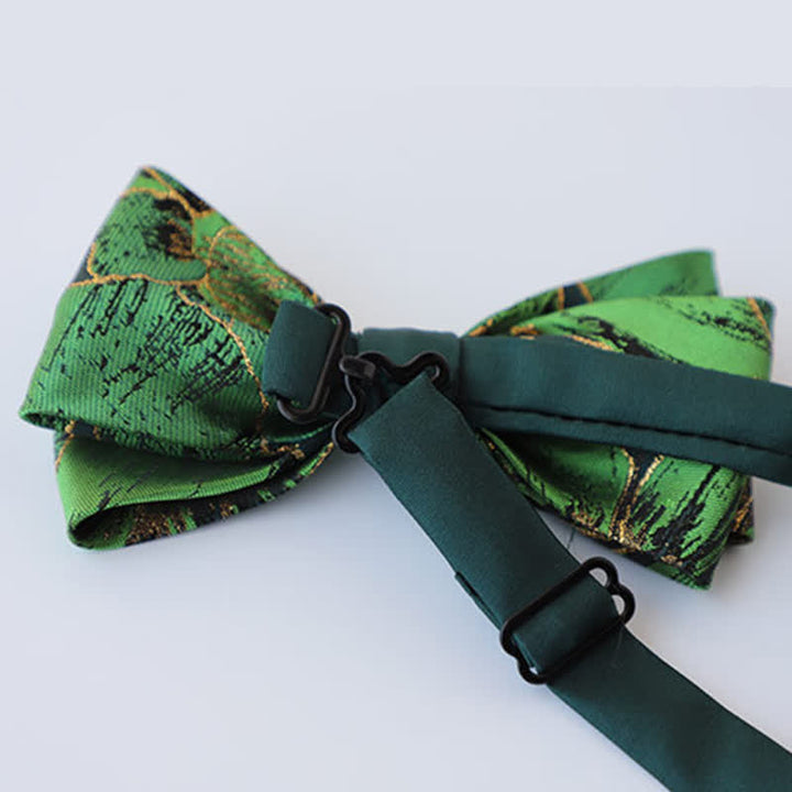 Papillon Koi color oro della serie verde da uomo