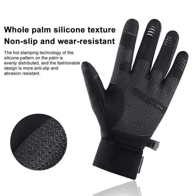 Guanti tattici elastici con touch screen per equitazione invernale