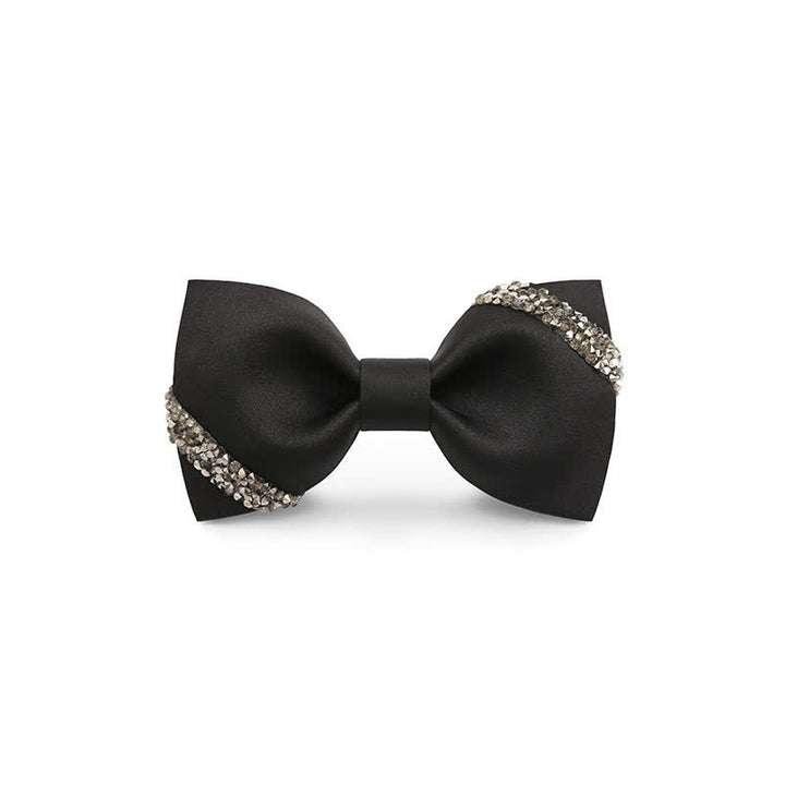 Papillon da sposa con strass di classe da uomo
