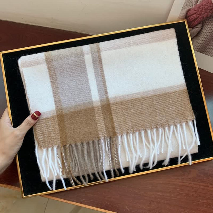 Sciarpa scozzese calda e grande in cashmere unisex di Edimburgo