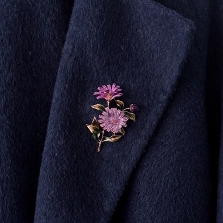 Spilla creativa da donna con margherita floreale