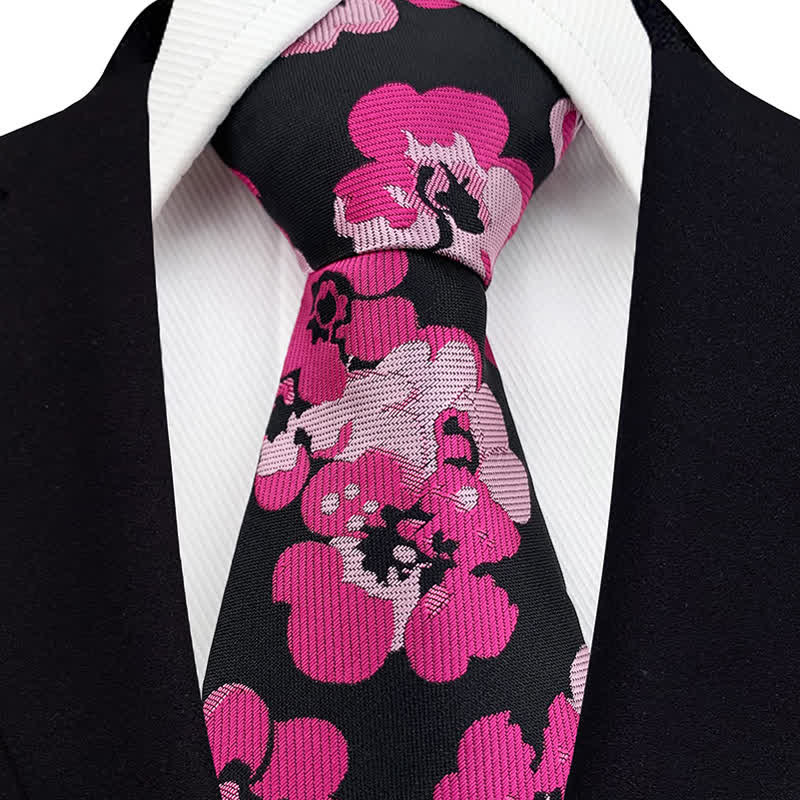 Cravatta floreale moderna di lusso da uomo