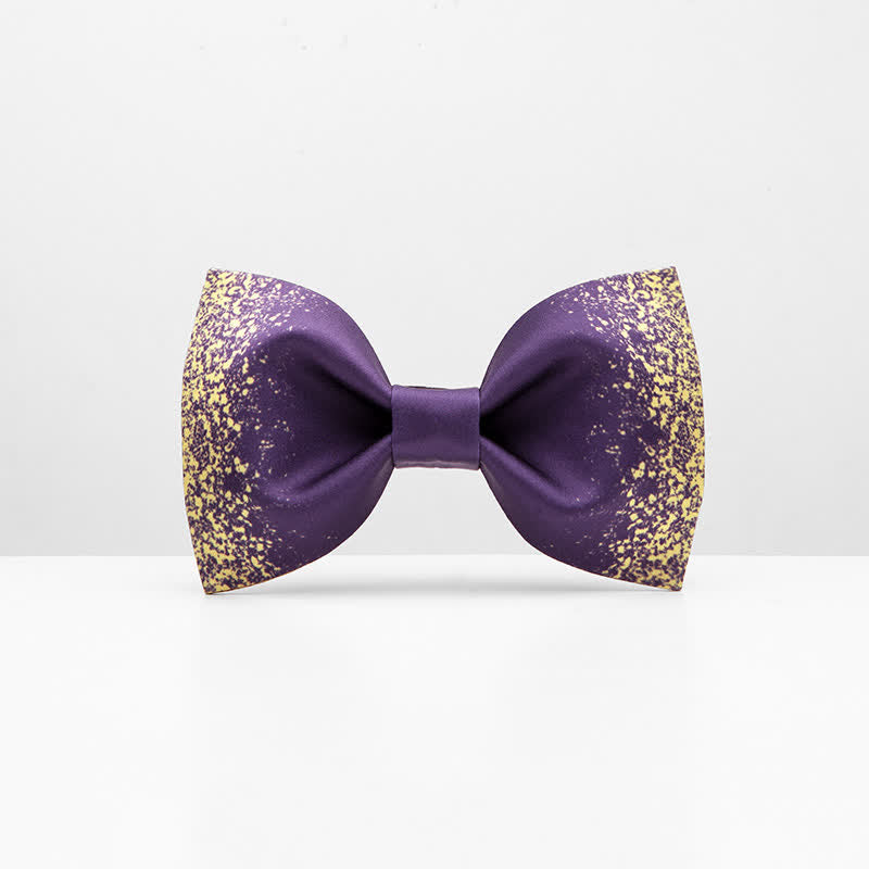 Papillon da uomo Violet Resplendent Night Sky